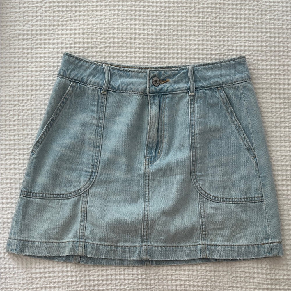 American Eagle Y2K denim mini skirt